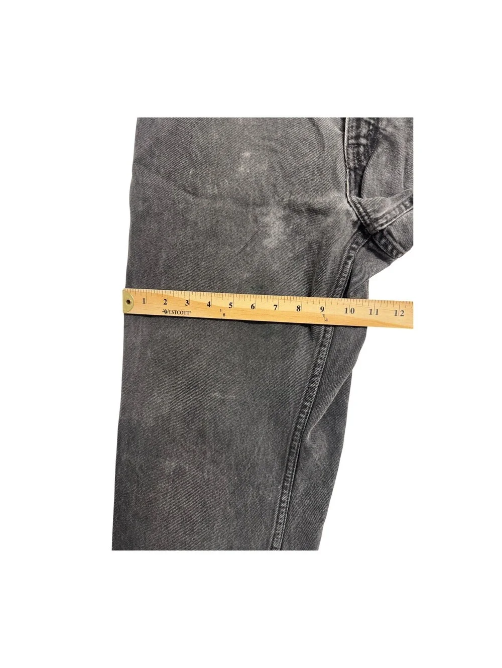 Levis 550 Relaxed Fit Mens Jeans W36 L32 Faded Black Denim Pre-Owned